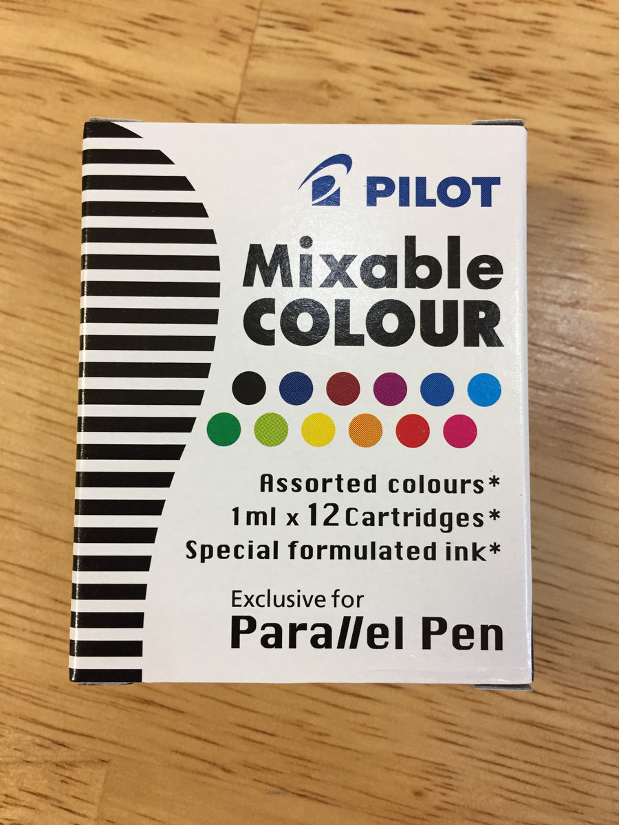 PILOT Parallel Mixable Color Ink Refills for Calligraphy Pens 12 Colors!