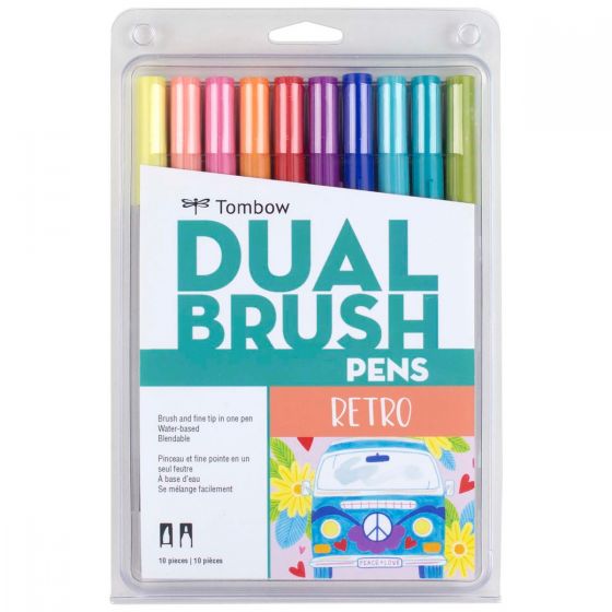 Tombow Dual Brush Pen Set, Tropical, 10PK