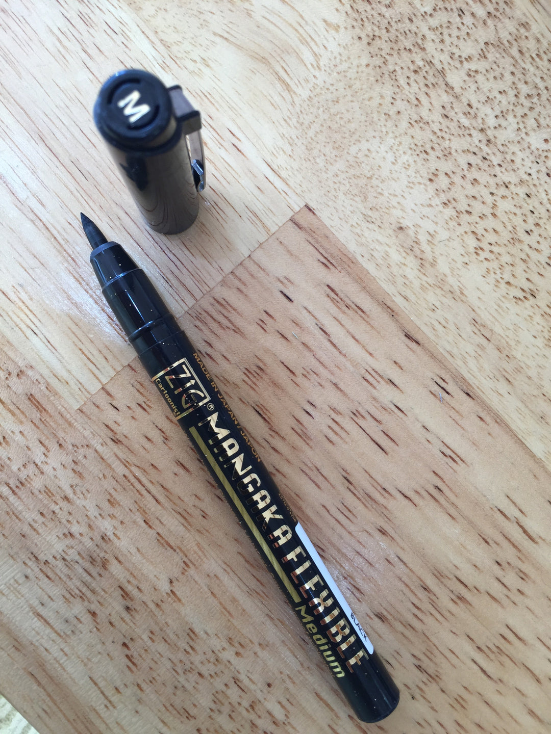 その他 MukKuri Kuretake ZIG Cartoonist Mangaka Flexible Pen - Fine - Black