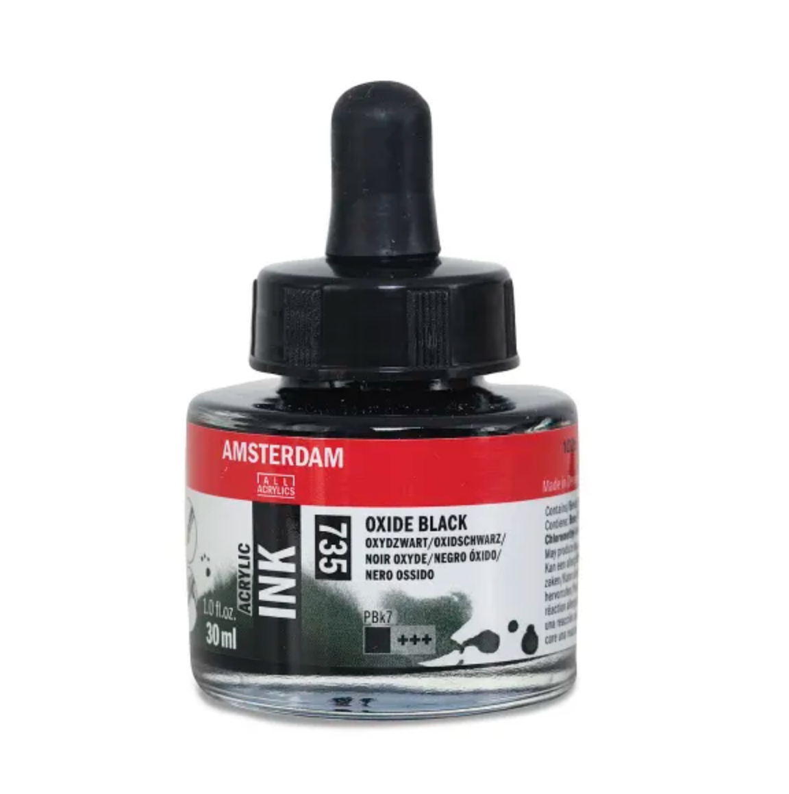 Amsterdam Acrylic Ink, Black - 30 ml – East Coast Calligraphy